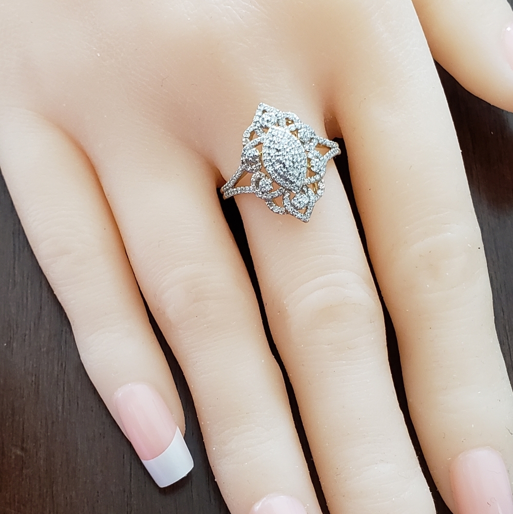 14K 0.41 CTW Diamond Ring